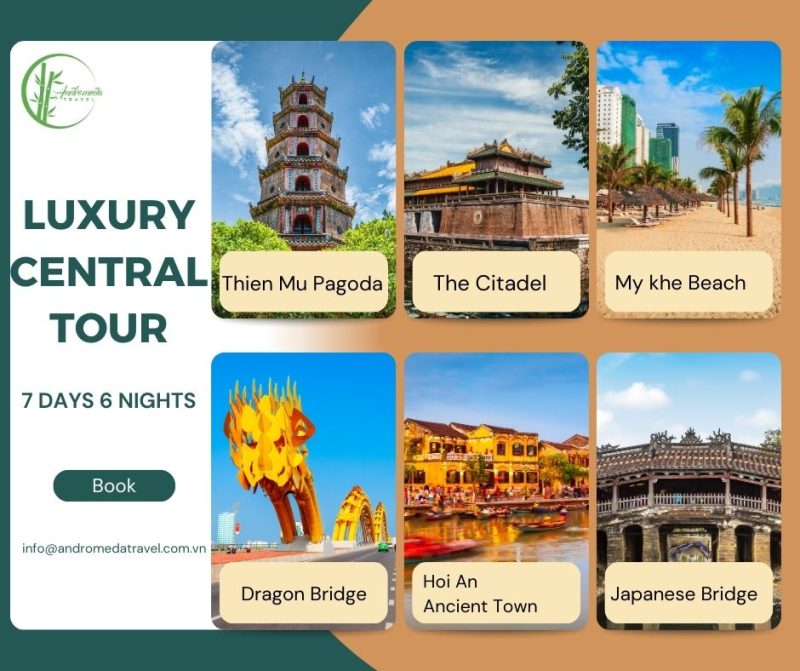 LUXURY CENTRAL VIETNAM 7D6N 5* SERVICE