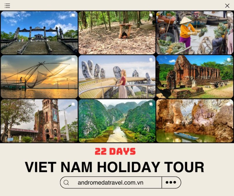 VIETNAM HOLIDAYS 22 DAYS