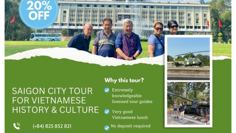SAIGON CITY TOUR FOR VIETNAMESE HISTORY & CULTURE (6 - 7 HOURS)